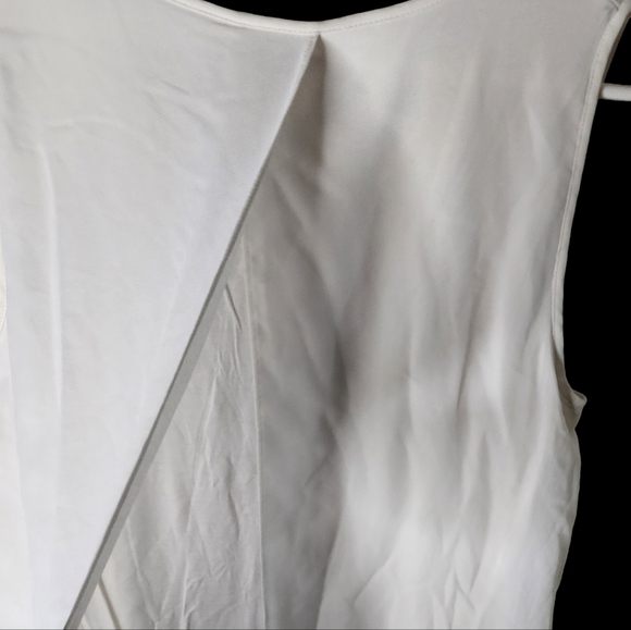 Lily white sleevless White blouse XL - Picture 3 of 4